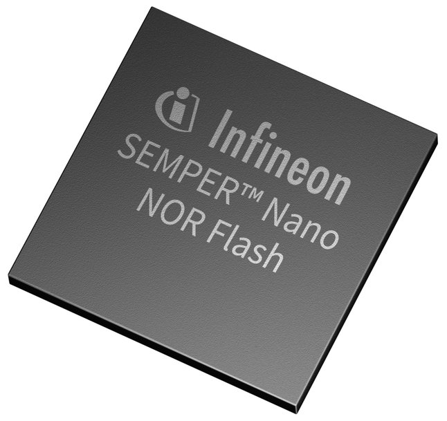 Der 256 Mbit SEMPER™ Nano NOR Flash-Speicher von Infineon ermöglicht kleinere, energieeffiziente Industrie- und Unterhaltungselektronik